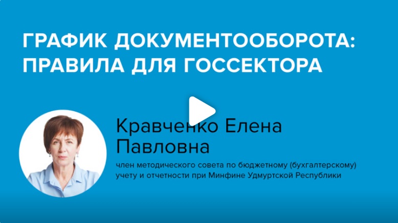 Постер: График документооборота: правила для госсектора